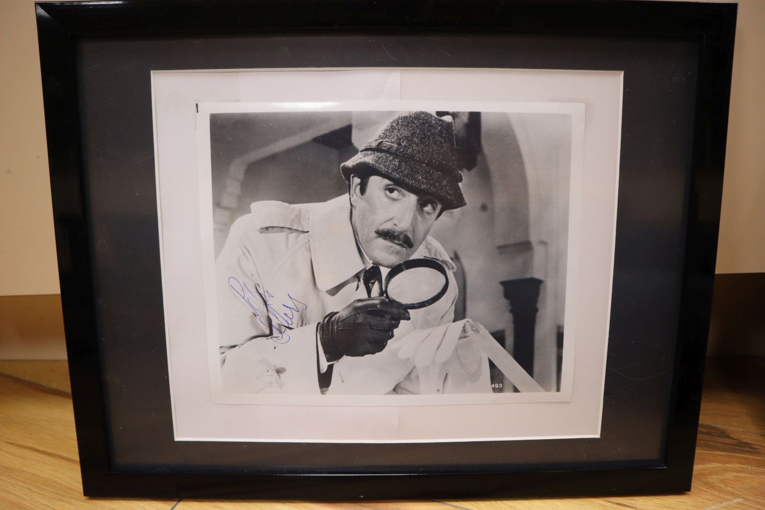Peter Sellers, Inspector Clouseau, signed photograph, framed